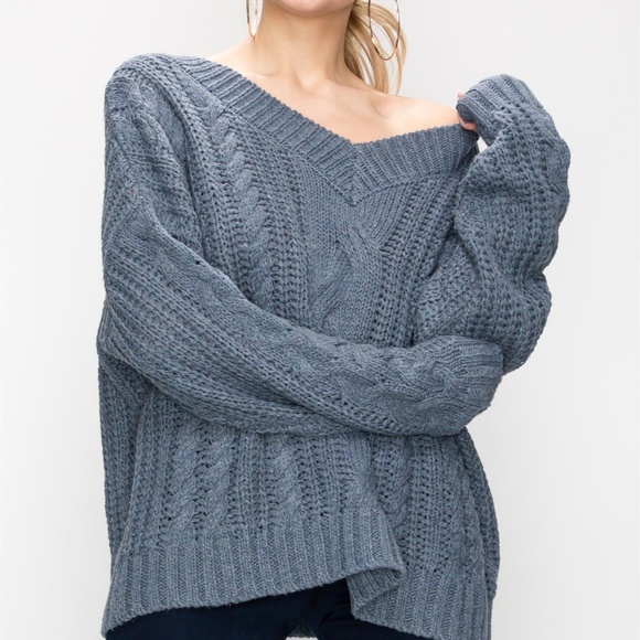 OVERSIZED KNIT SWEATER *womens women new sweaters - Picture 4 of 4
